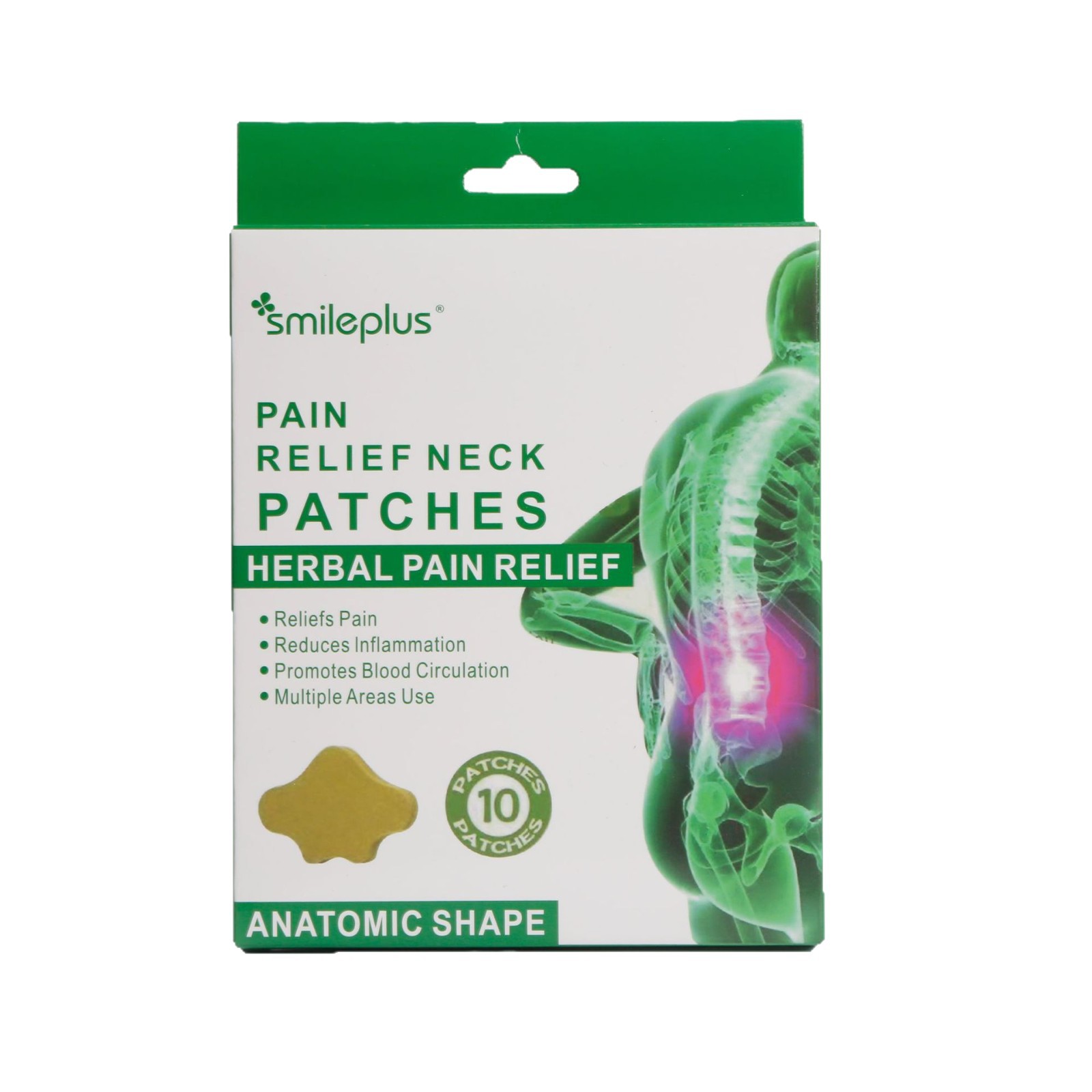 仅供跨境外贸跨境颈椎贴 腰椎贴肩颈颈椎膝盖贴发热贴发热关节白底实物图