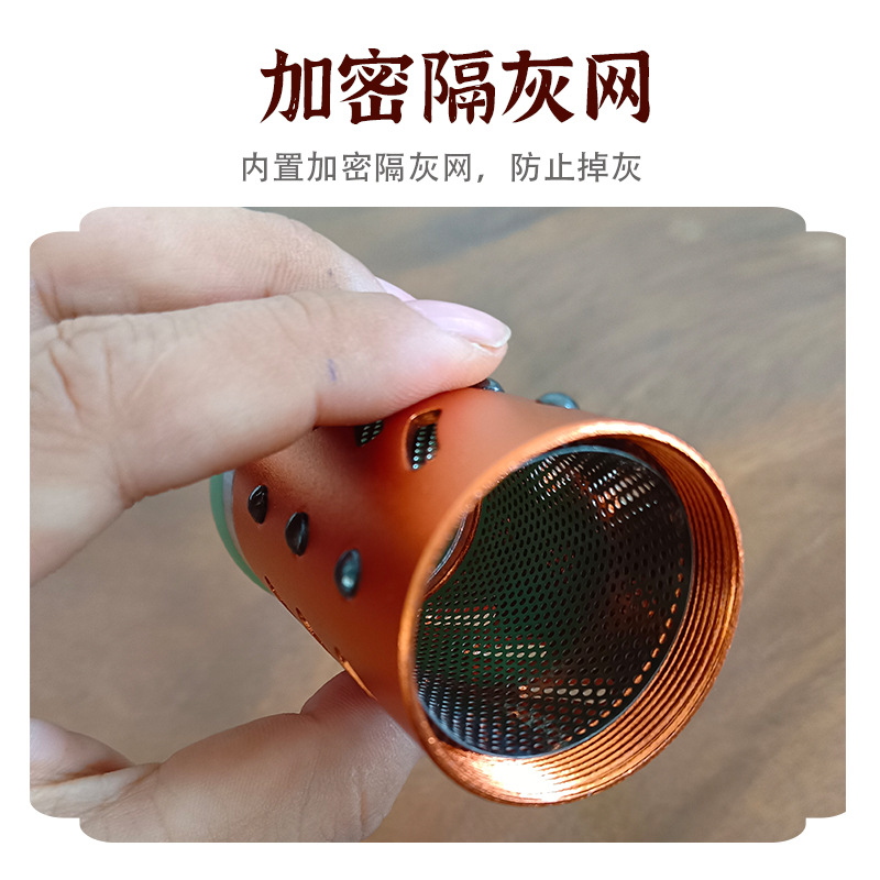 Facial acupoint moxibustion sticks, hot compress moxibustion equipment, portable moxibustion columns, moxibustion wool strips, solid wood facial fumigation instrument, meridians details Picture
