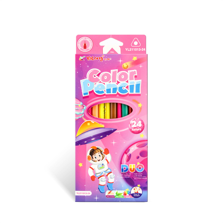 Space Series high-quality student colored pencils 12/18/24 Colorful cartoon cute colored pencils Item Picture