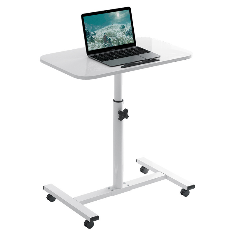 Foldable notebook computer desk, bedside table, 360-degree rotating table that can be raised and lowered, creative portable mobile small table Item Picture