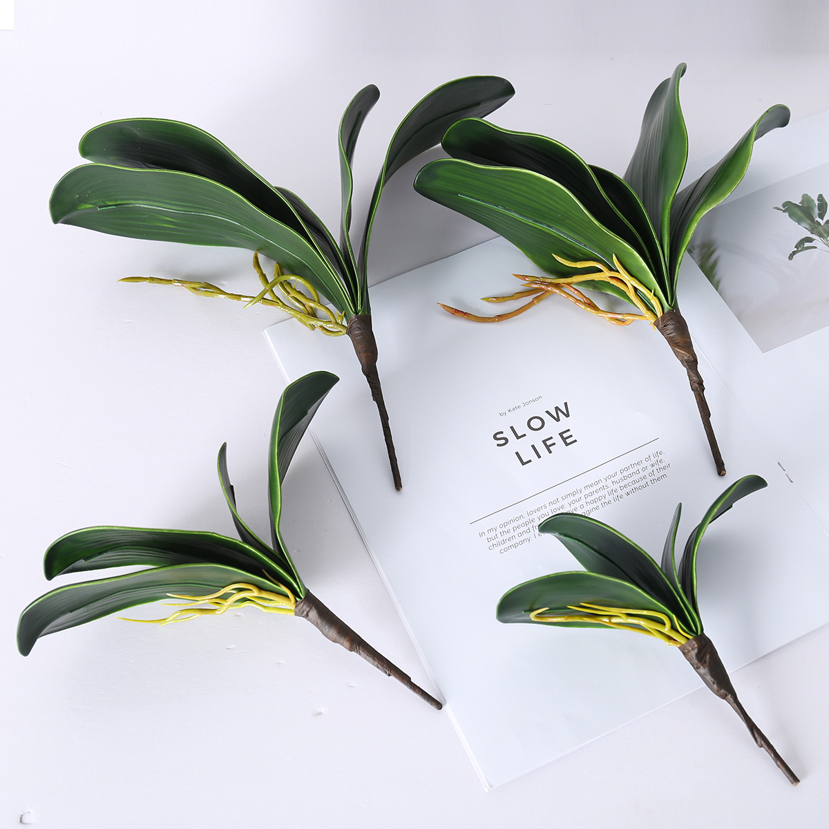 仿真花DIY发饰配件/仿真花/5朵塑膠花/假花/假花批发产品图