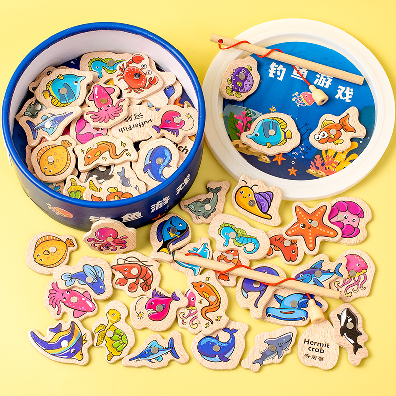 钓鱼磁吸/小猫钓鱼/钓鱼玩具/钓鱼磁吸儿童玩具/女孩玩具套装细节图