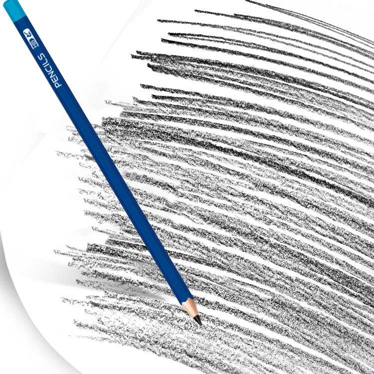 Yalong Cross-border Wholesale high-grade non-toxic HB hexagonal rod writing stationery standard pencils Specification image