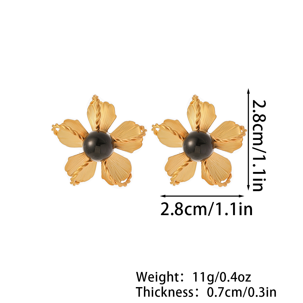 Nasha Cross-border Exclusive three-dimensional exaggerated flower earrings, exaggerated high-end design sense, S925 silver needle stud earrings for women Application Scenario
