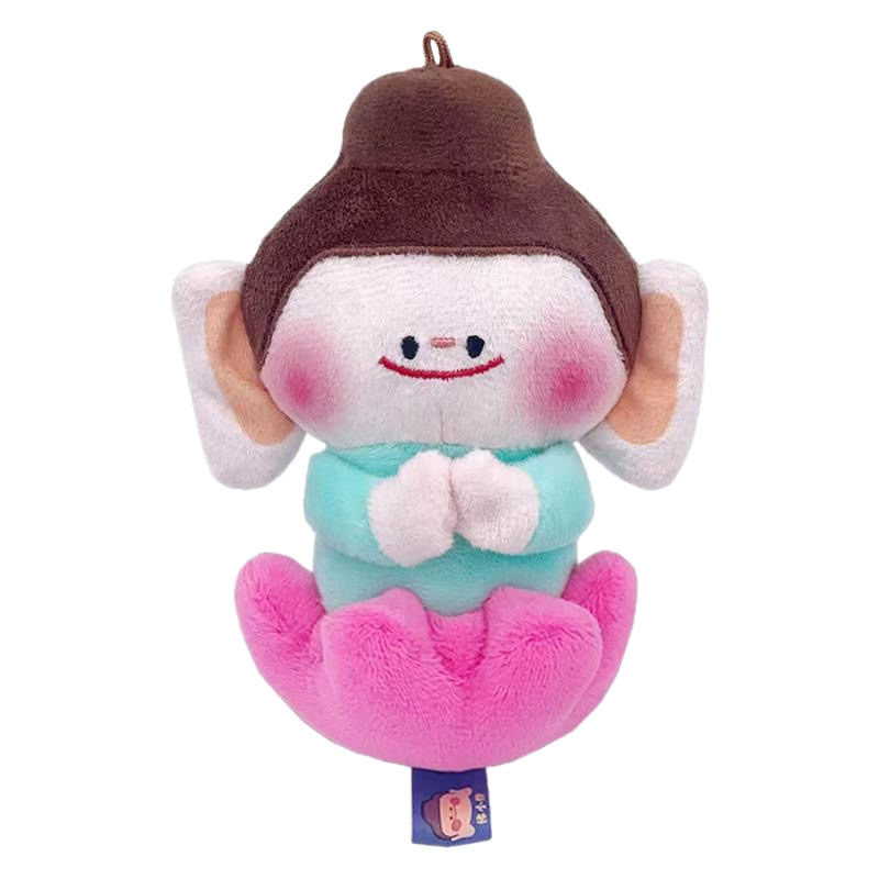 The Da Tong Cultural and Creative Buddha Little Companion, Yungang Grottoes, Heshi Little Buddha Bag Pendant, car Hanging, plush toy, and figurine pendant are super cute Item Picture