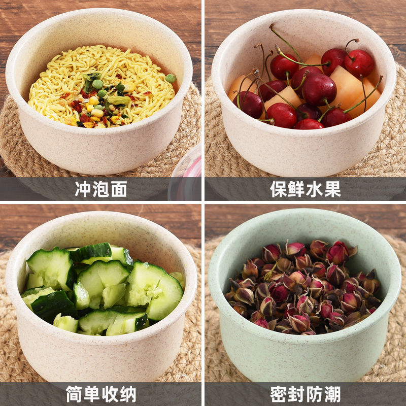 Wheat straw preservation box, storage box, preservation bowl, microwave oven suitable lunch box, refrigerator storage box, household bento box Application Scenario