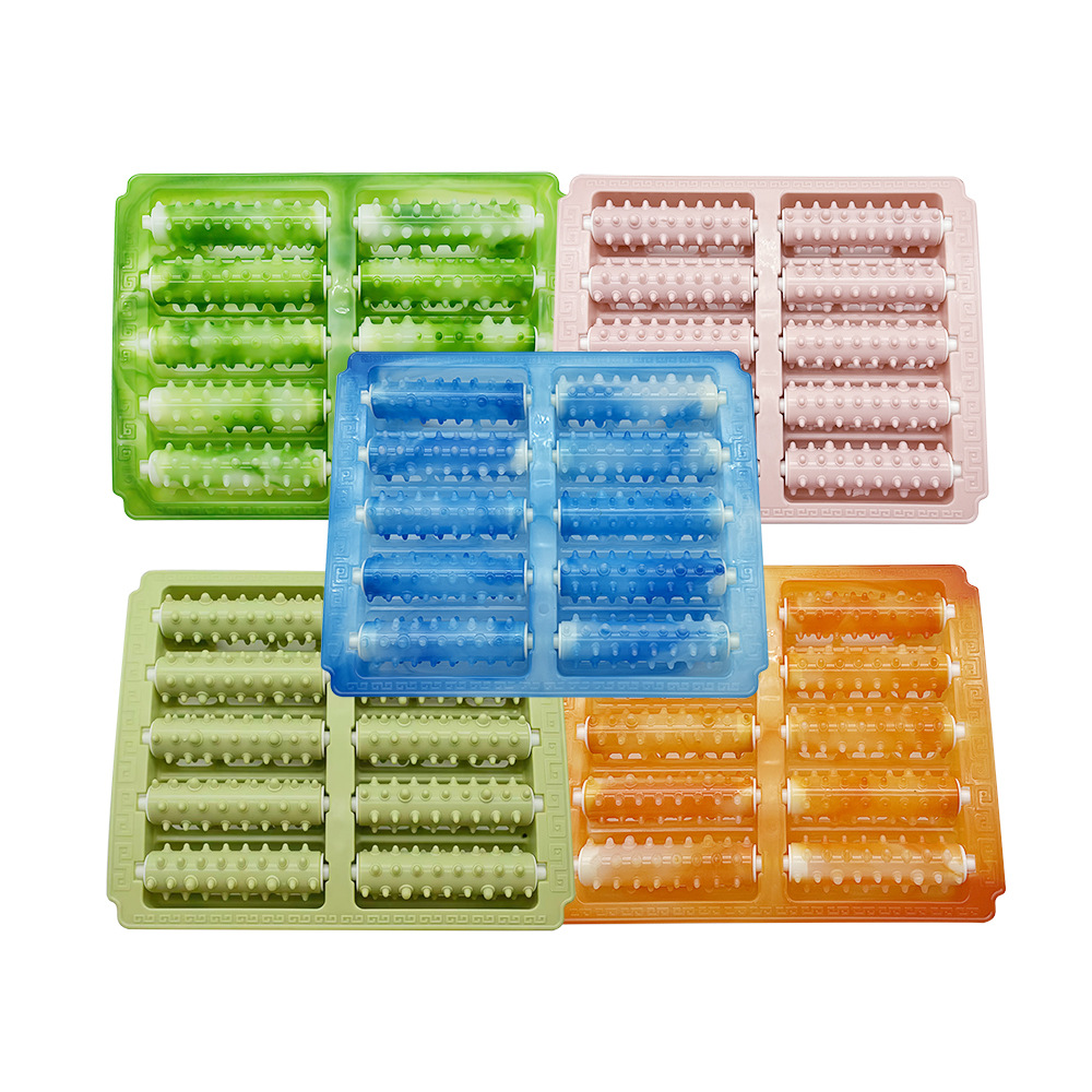 Five-row roller contact foot massager, a home and office equipment with both feet pressed simultaneously for foot massage. Roller type Item Picture