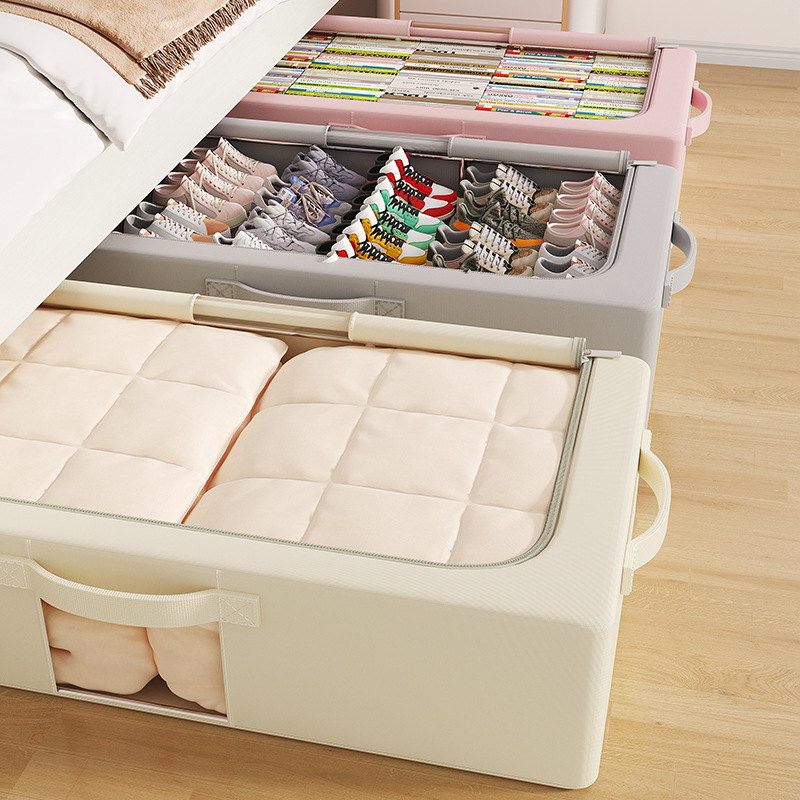 床底收纳箱家用床下装衣服被子整理袋布艺大容量可折叠储物箱神器详情图3