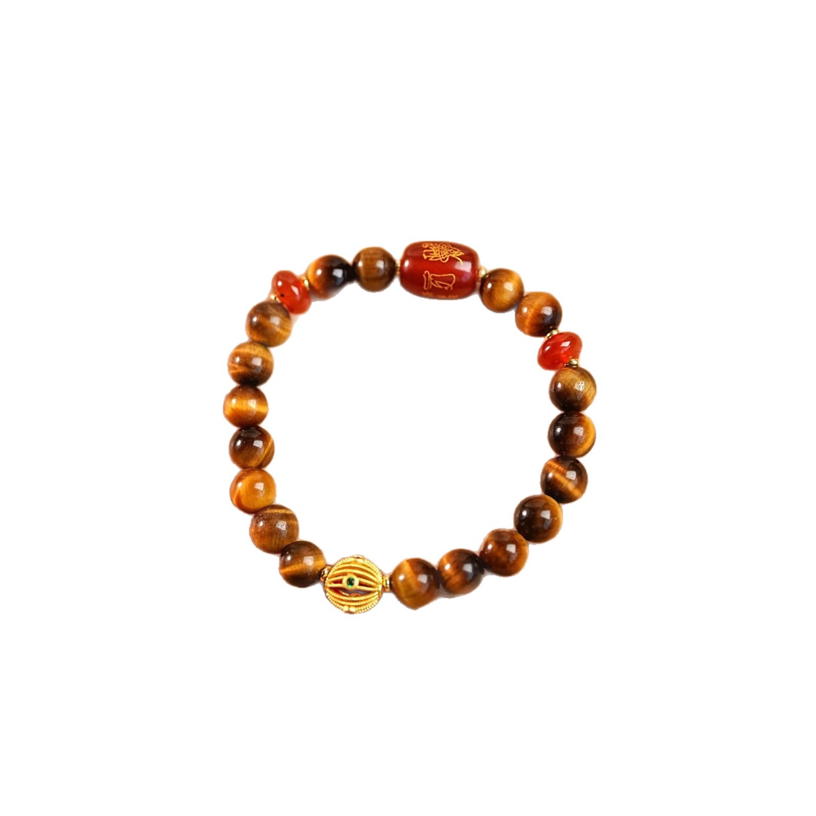 New Chinese-style natural agate bracelet, a retro, light luxury and simple women's bracelet, beaded jewelry accessory Item Picture