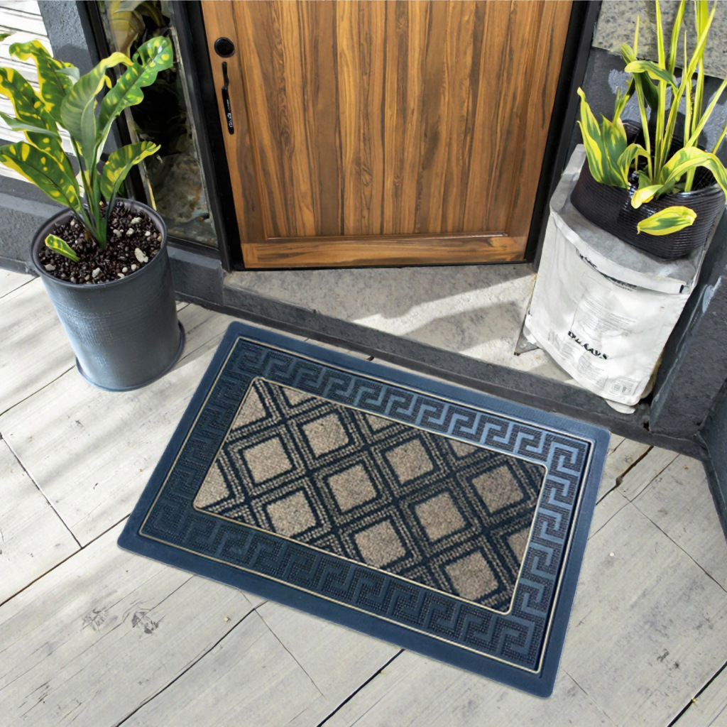 Cross-border PVC injection molded floor MATS, household wear-resistant, scratch-resistant and anti-slip foot MATS, door entrance, foyer and living room carpets, export MATS Application Scenario