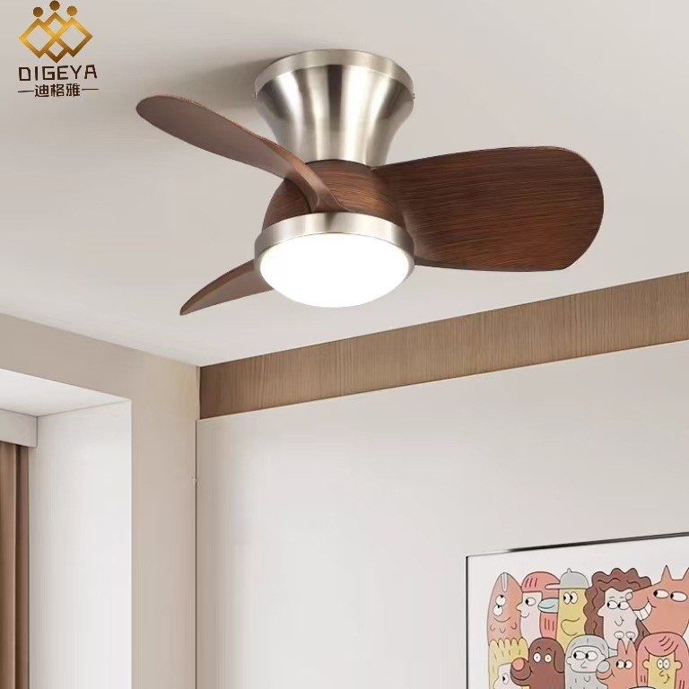 Digya estilo francés estilo chino antiguo dormitorio ojo protector ventilador lámpara retro nogal comedor estudio de frecuencia variable lámpara silenciosa Specification image