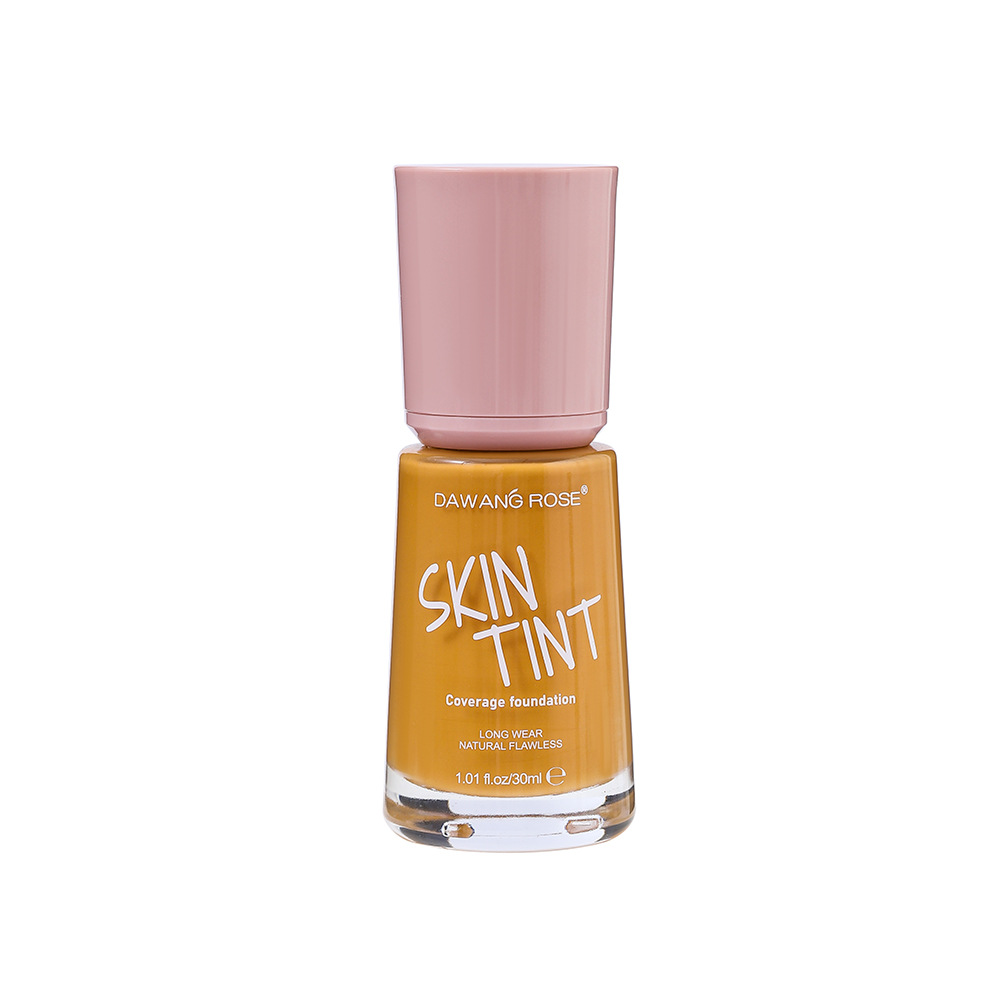 Cross-border dark foundation is long-lasting, does not smudge, conceals blemishes, does not stick to dry skin, moisturizes, and controls oil in beauty cosmetics Item Picture