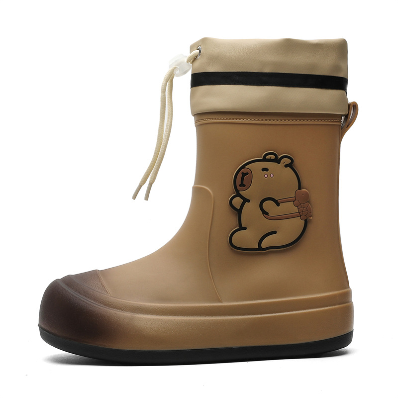 雨鞋儿童夏季卡通/防雨鞋套/运动鞋/鞋子鞋子儿童鞋子白底实物图