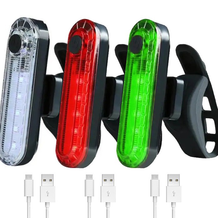 Bicycle taillights USB charging, cycling taillights night riding warning, mountain bike taillights, bicycle accessories and equipment details Picture