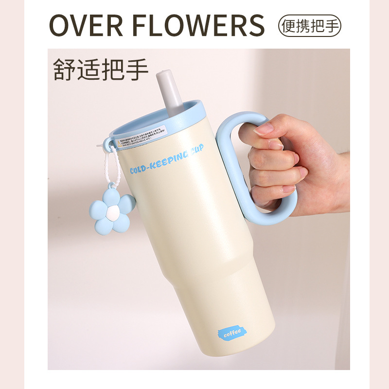 Custom-made giant insulated cup with ceramic inner liner, high appearance level, 316 stainless steel large-capacity ice king cup and cold water cup Application Scenario