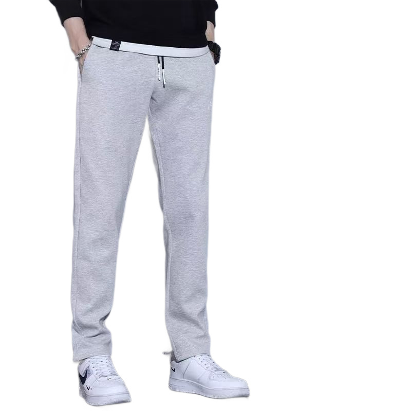 New men's casual pants for spring and autumn, loose straight-leg pure cotton sport pants, trendy sweatpants, student and youth sweatpants Application Scenario