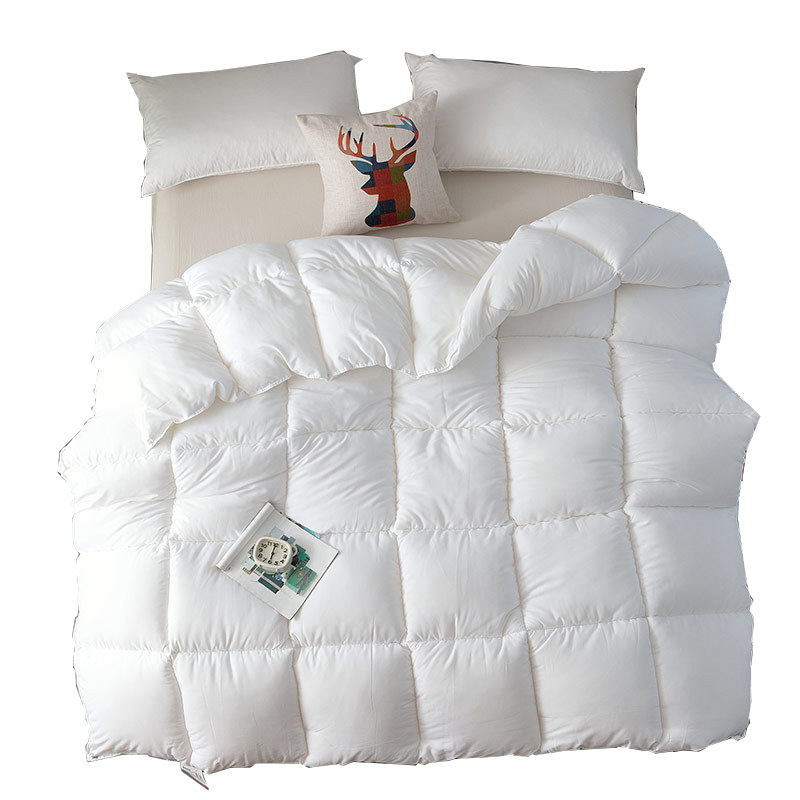 Solid-color hotel and homestay winter quilts, dormitory quilts, thickened warm quilts, fluffy and soft quilt cores, all-season quilts, spring and autumn quilts Item Picture