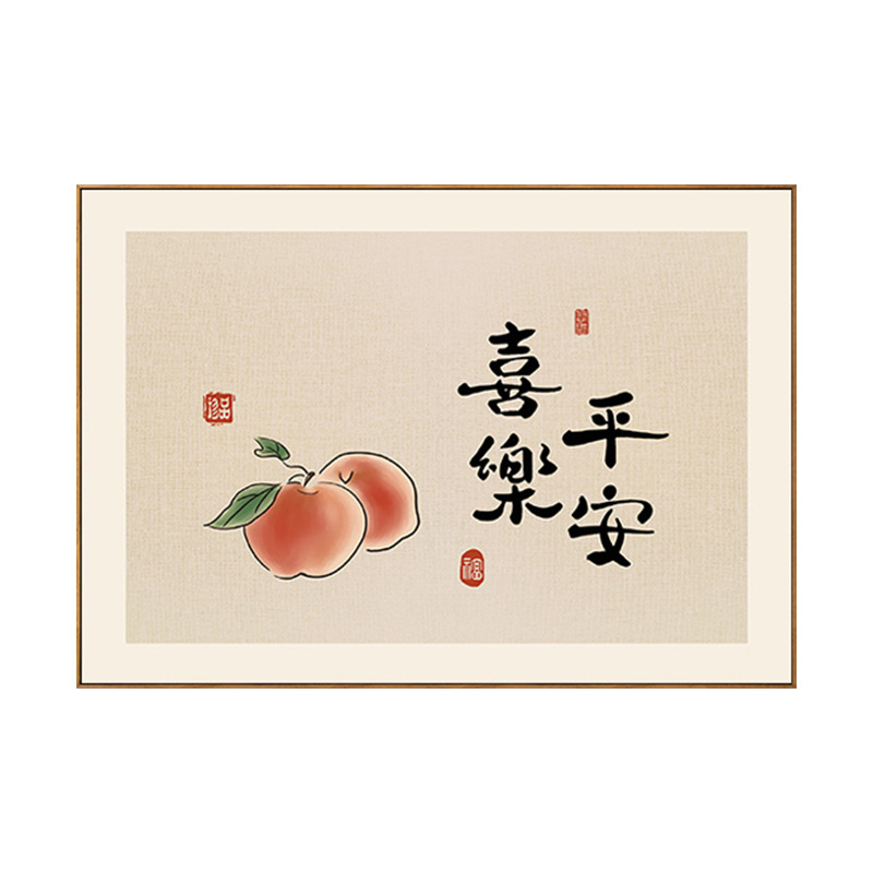 装饰画/装饰画客厅/客厅画欧式/卷轴/装饰画带框白底实物图