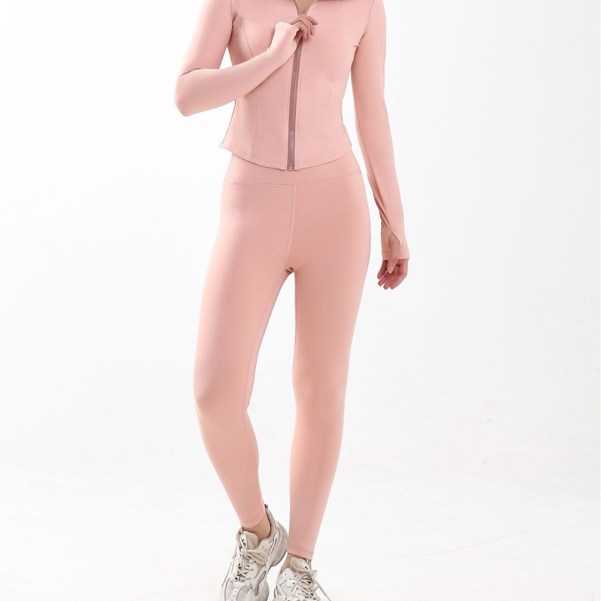 Cross-border hot-selling training, running, quick-drying, breathable yoga pants, women's tight-fitting, slim-fit sportswear and sports pants wholesale details Picture