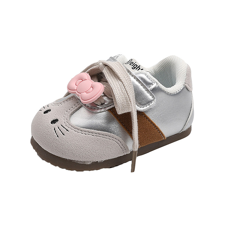 Baby walking shoes autumn new style baby shoes Cartoon cat girl shoes 1-3-year-old little girl shoes doll Item Picture