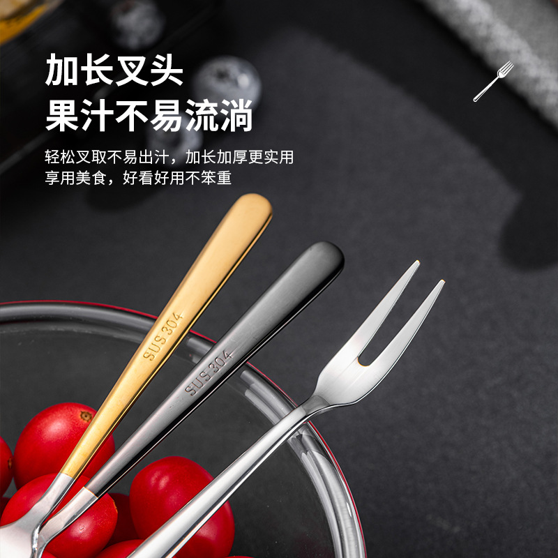 水果签/树脂水果叉/鸡尾酒竹签/一次性塑料勺子细节图