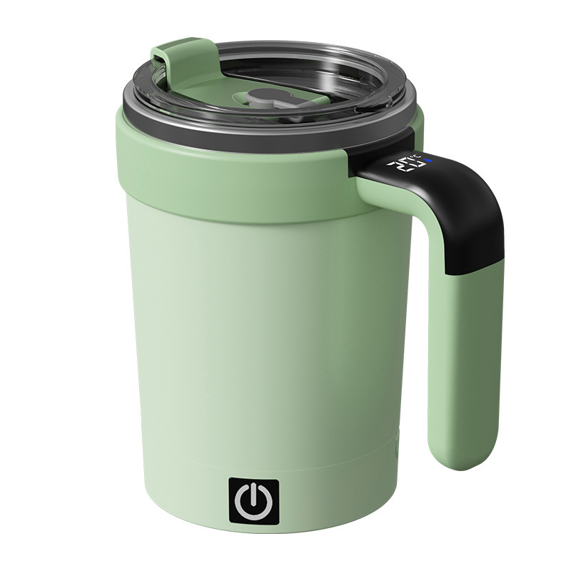 New cross-border intelligent temperature measurement magnetic automatic stirring cup, electric portable coffee cup, milkshake cup, fitness insulated pot Item Picture
