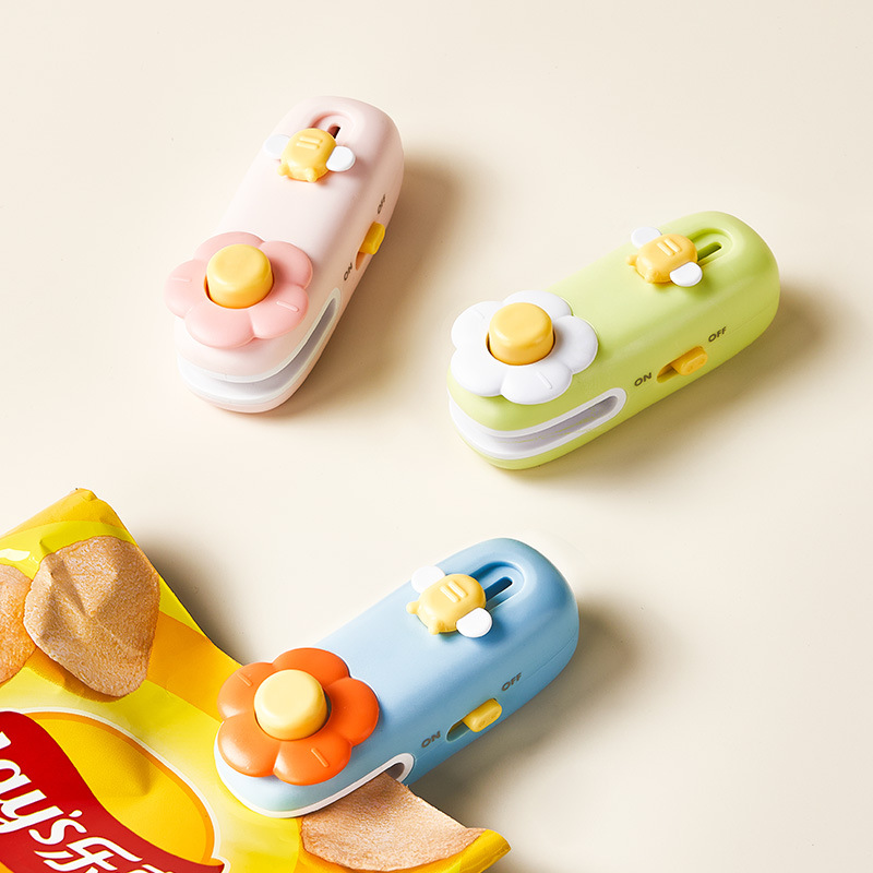【心造】迷你封口机小型家用密封机手压式封口机零食袋子密封神器