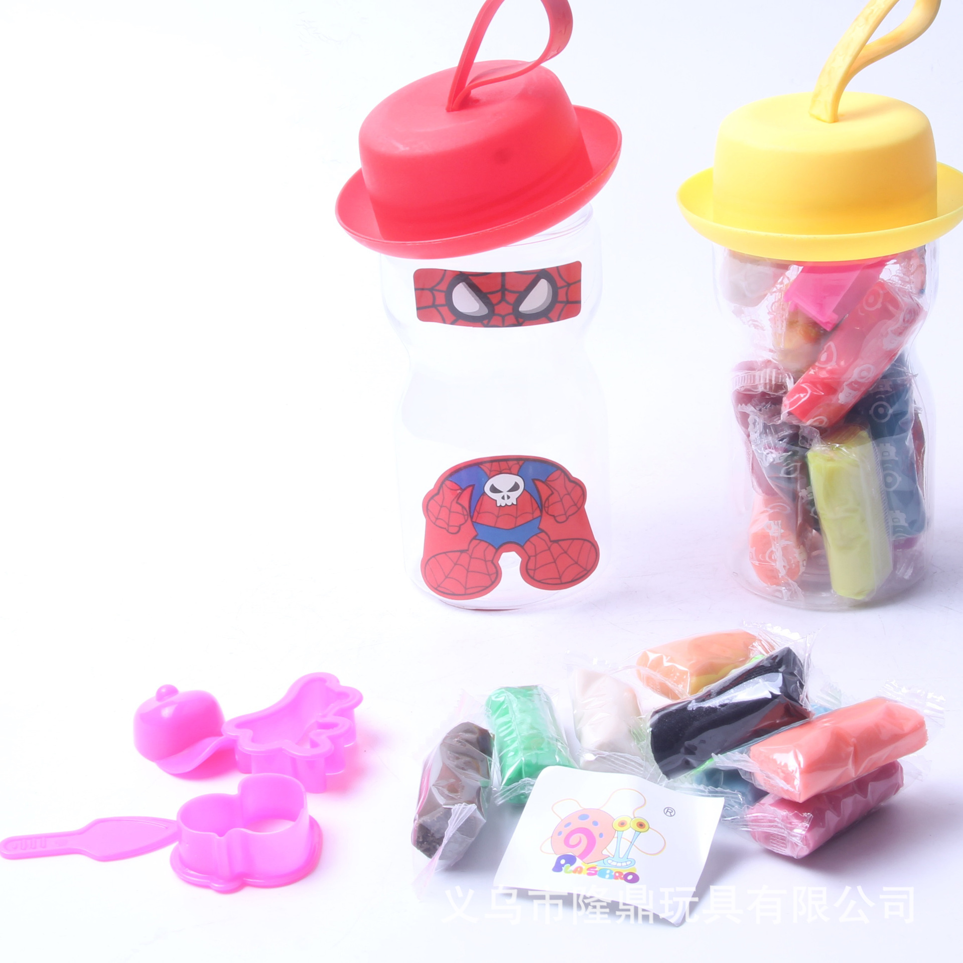 Colorful clay toys, flour clay, clay, space clay wholesale, hat-wearing little monster, plasticine set, children's DIY clay Application Scenario