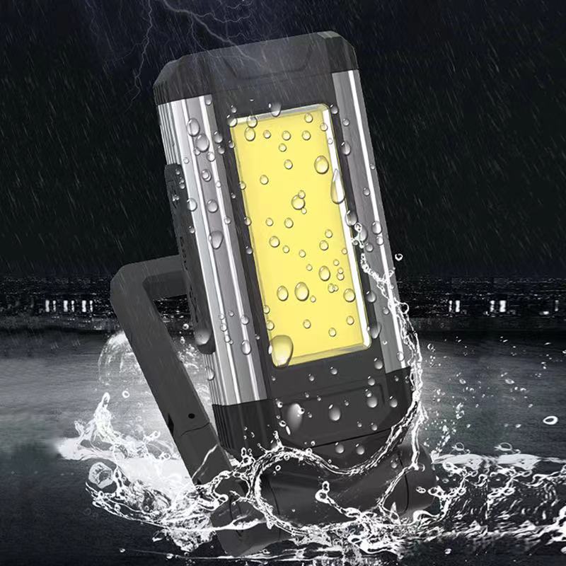 COB high-intensity XPE searchlight USB output hook Strong magnetic multi-functional emergency foldable maintenance work light details Picture