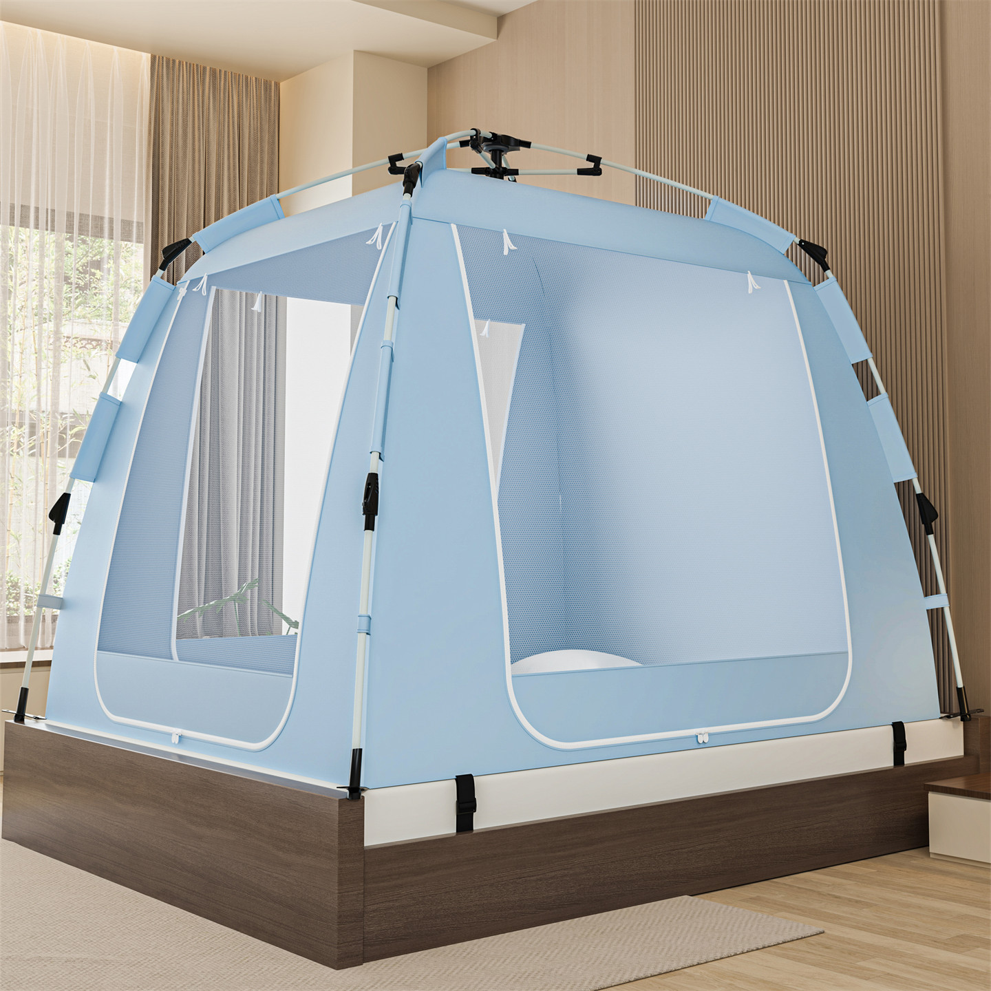 蚊帐、床幔实物图