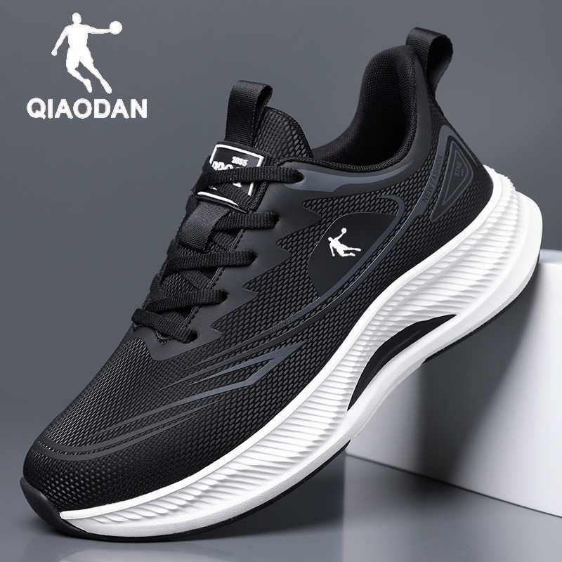 乔丹男鞋运动鞋2025秋冬新款皮面学生减震跑鞋软底男生跑步鞋细节图