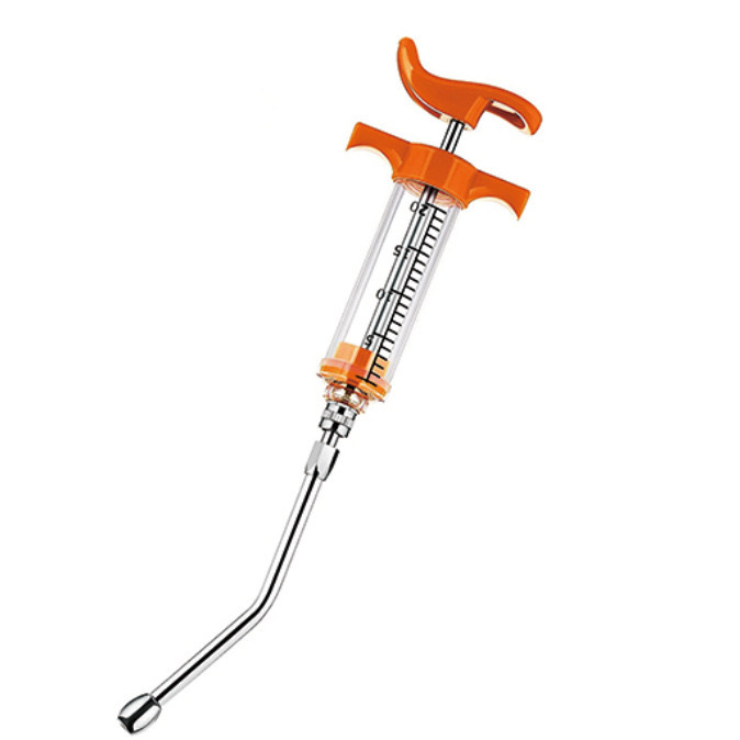 Guangmu Veterinary injection device Plastic steel cattle, sheep and chicken breeding Jieda Injection Pig thruster Injection equipment