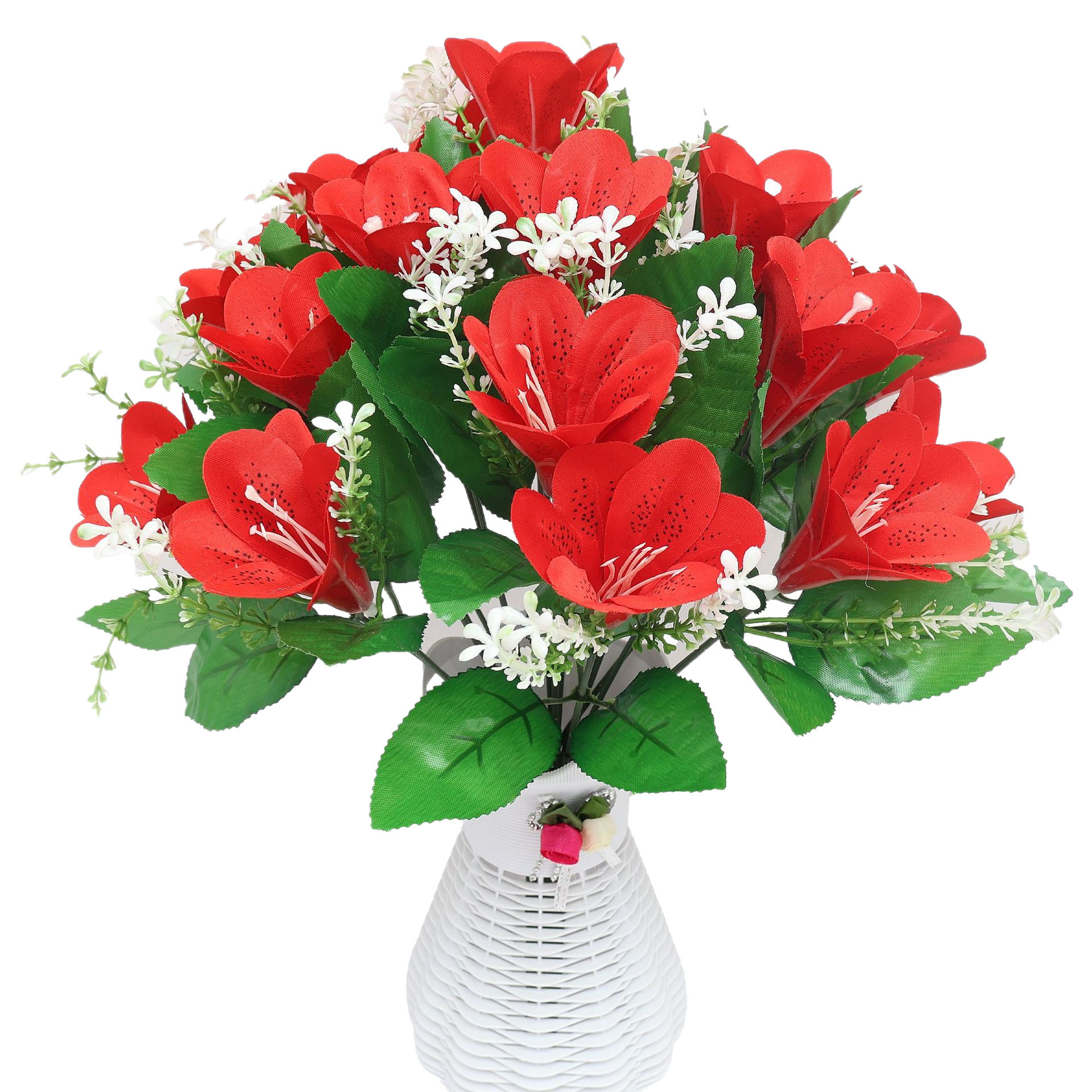 永生花/毛绒玩具花束/满天星/礼盒空/芦苇插花白底实物图