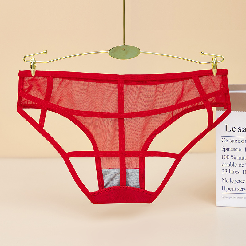 Sexy thin-band cut-out women's underwear, comfortable, soft and breathable mesh fabric, pure seduction and romantic underwear for women, 17596 Specification image
