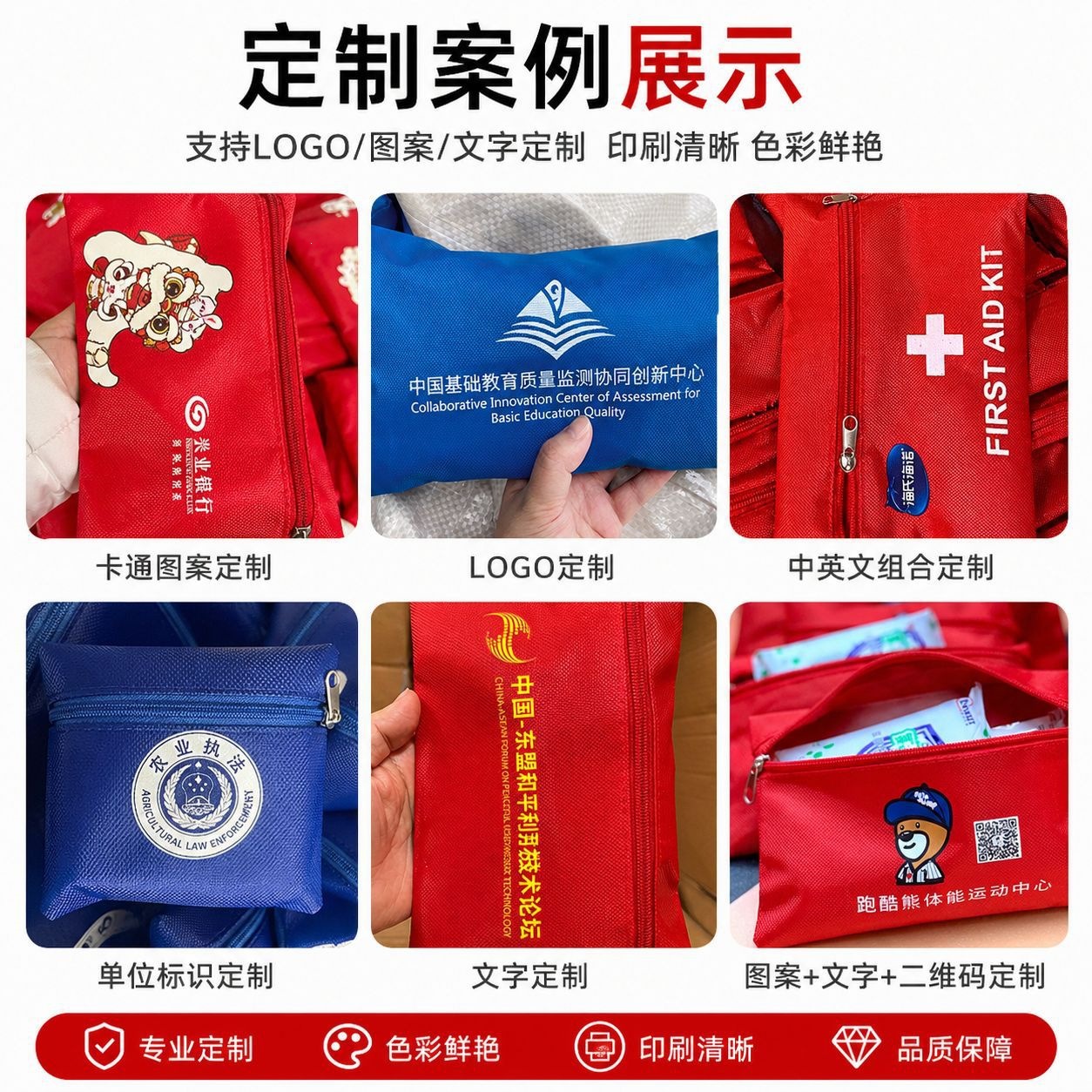 Portable epidemic prevention first aid kits, health kits, home car emergency small medicine kits, medical supplies storage kits in stock Specification image