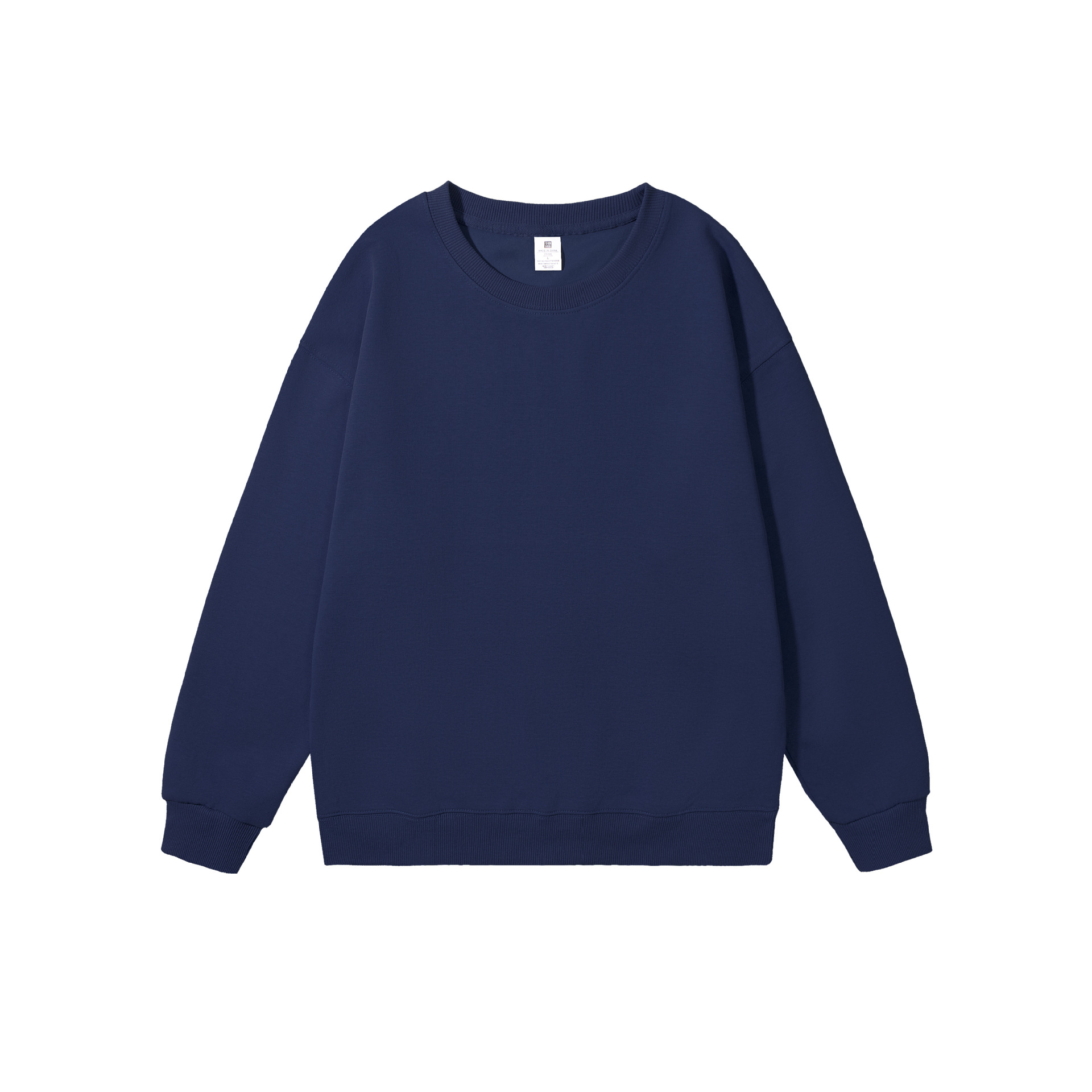 Wholesale and customization of cross-border European and American round-neck sweatshirts, 320G loose large-sized long-sleeved sweatshirts, men's trendy casual jackets full figure
