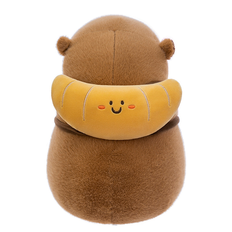 New Capibara plush toy figurines in bulk, cute baking backpacks, capybara dolls, and throw pillows sent directly from the manufacturer Application Scenario