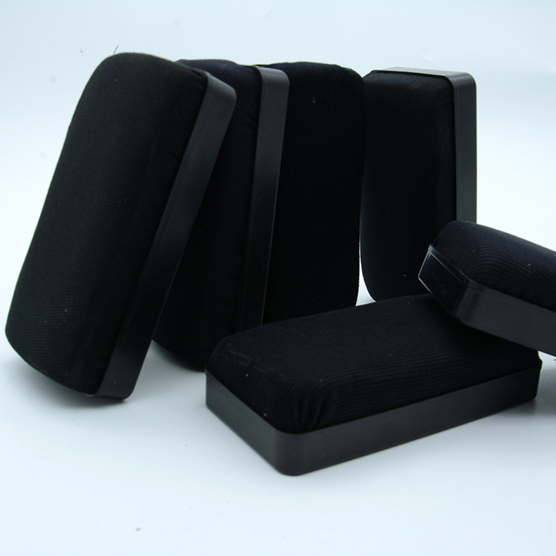 Black shell and black cloth bulk board eraser, office, teaching and learning stationery, easy to wipe, leaving no trace, whiteboard, magnetic and anti-slip details Picture