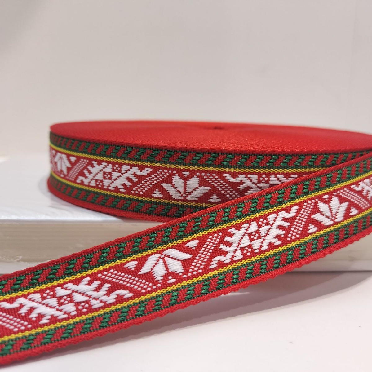 En stock 2.5cm sarga flores y hierbas hecho a mano DIY arcos correas adornos para el pelo tocados bolsas tiras laterales caja de regalo cinta de embalaje Application Scenario