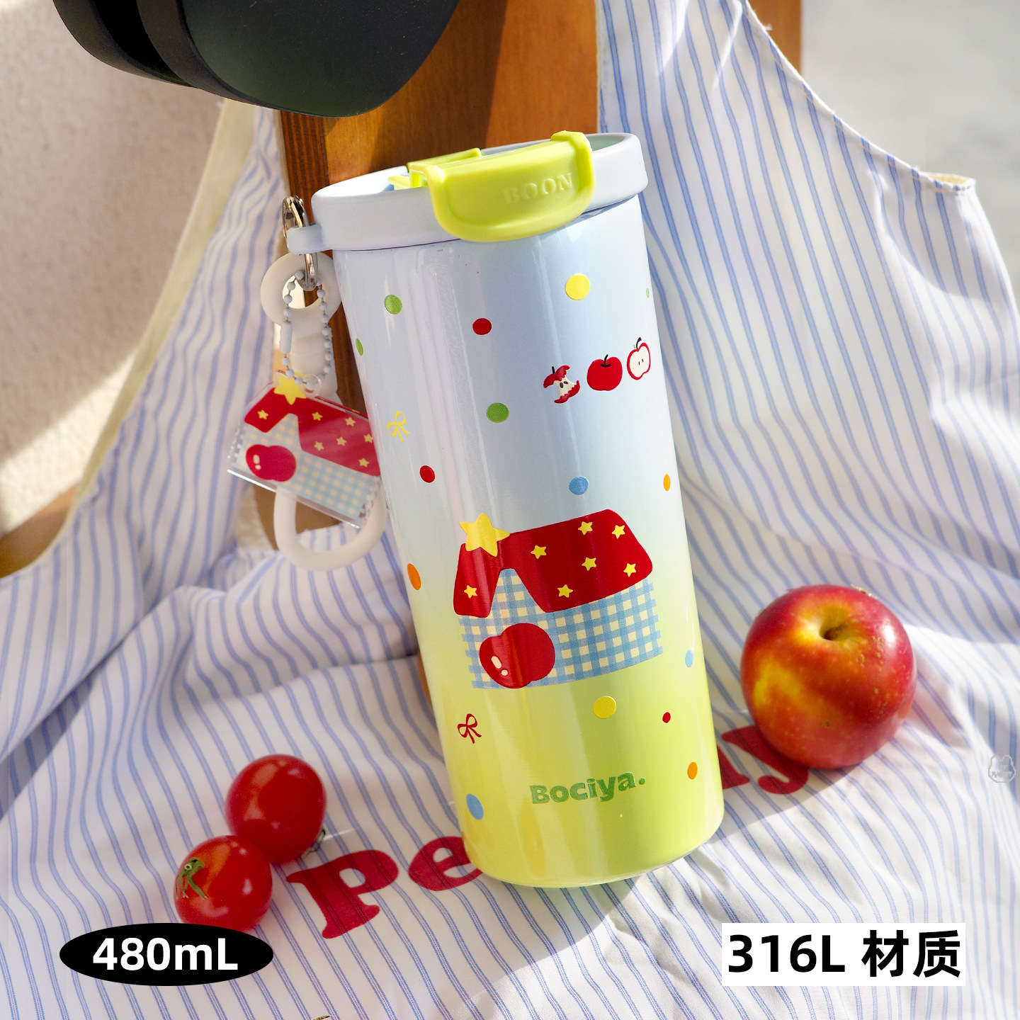 水杯儿童夏季可爱/塑料杯/圣诞PS吸管杯/一次性塑胶杯/变色杯产品图