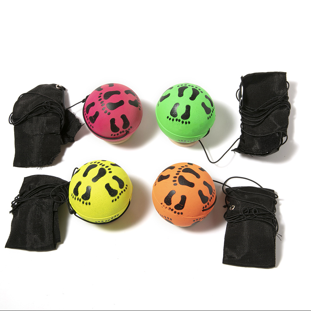 The factory sells 6.3 cm eco-friendly rubber hand-thrown foam fluorescent elastic wrist balls by itself. Rubber pressure relief and venting ball Application Scenario