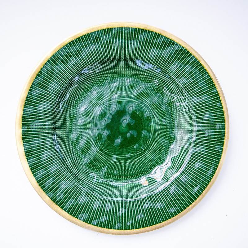 Export factory direct sales of bowl and plate sets, commercial hotel and restaurant vegetable plates, Western plates, seafood plates, melamine tableware wholesale Item Picture