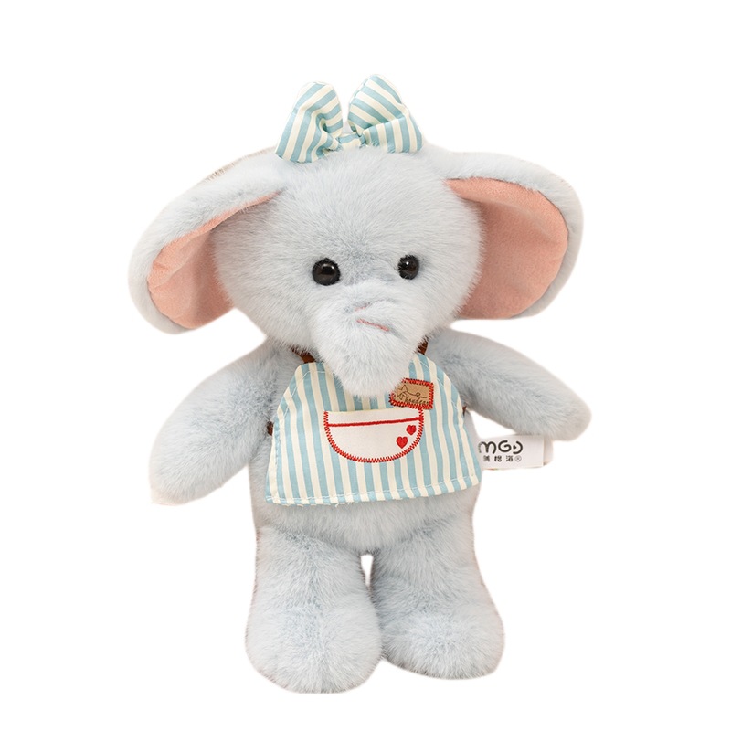 Cartoon elephant plush toys, wholesale for export, sleeping cushions, decorative items, claw machine dolls, bows, cute lambs Item Picture