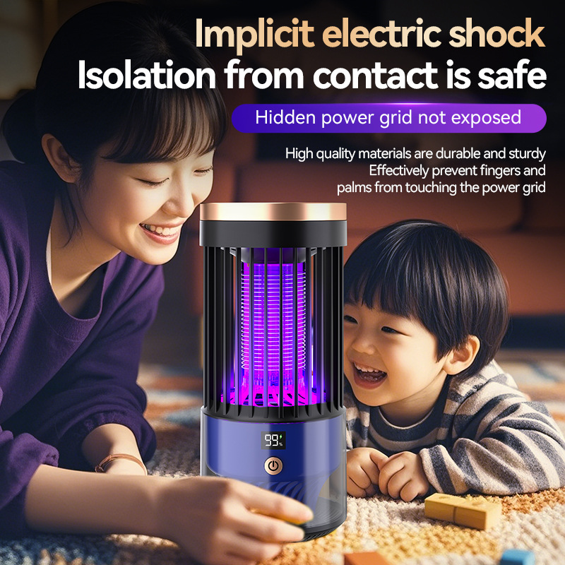 Inhalation and electric shock mosquito repellent lamp, a household mosquito repellent wonder, indoor mosquito trap for infants, pregnant women and bedrooms to get rid of mosquitoes details Picture