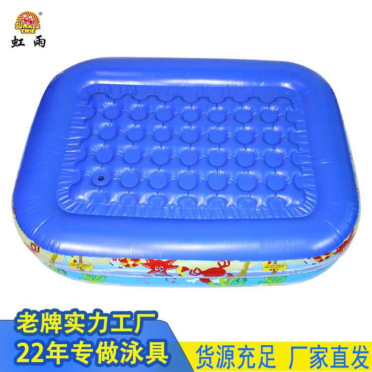 Inflatable square crab, two-story water pool, swimming pool, children's home water play pool, ball pool, baby bath pool, fish pool Application Scenario