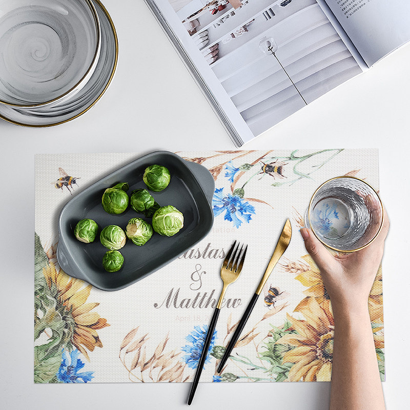 餐垫、杯垫实物图