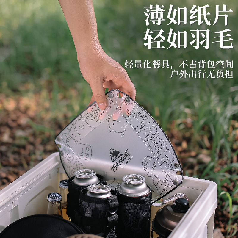 可折叠餐具/便携餐具实物图