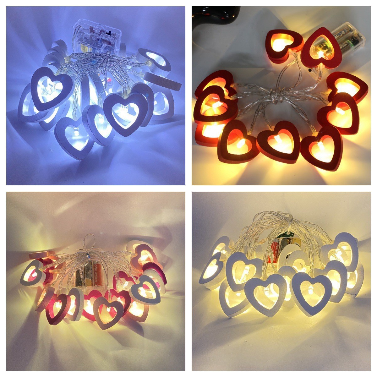 New outdoor courtyard atmosphere Christmas party handicraft decorative copper wire string lights mini LED copper wire light strings Application Scenario