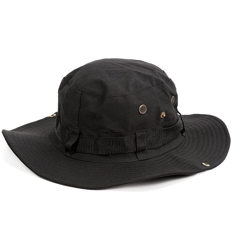 New fisherman's hat with double-sided fabric, portable storage, Pennie hat, summer outdoor travel fishing, large brim and sun hat details Picture