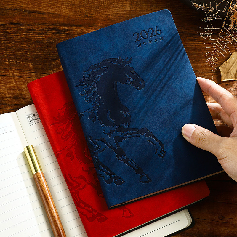 The Year of the Horse notebook gift box is a customized graduation season souvenir. The a5 notebook for achieving success in the exam can be printed with logos Specification image